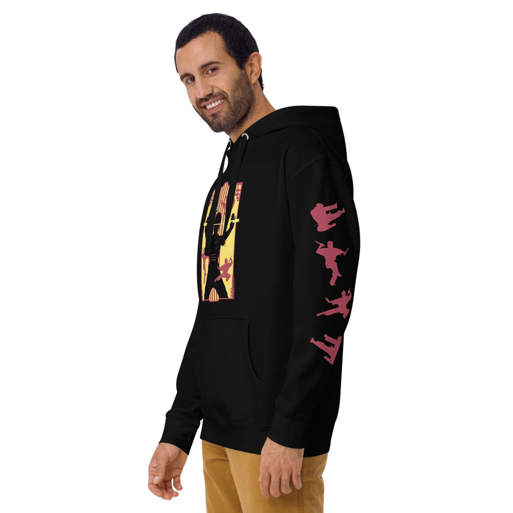 WB100 Enter the Dragon Adult Fleece Hooded Sweatshirt