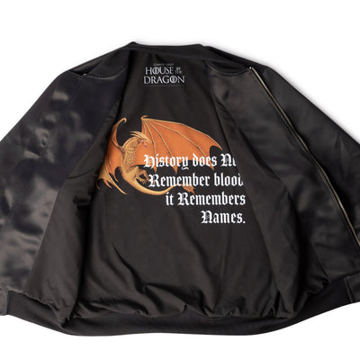 Exclusive House of the Dragon Fire Will Reign Bomber Jacket