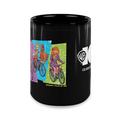 WB 100 Artist Series Peter Moulthrop Scooby-Doo Black Mug