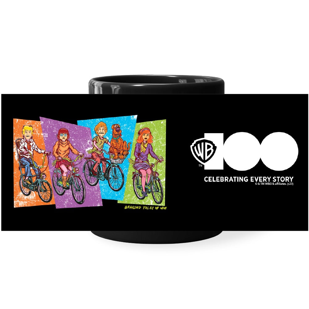 WB 100 Artist Series Peter Moulthrop Scooby-Doo Black Mug