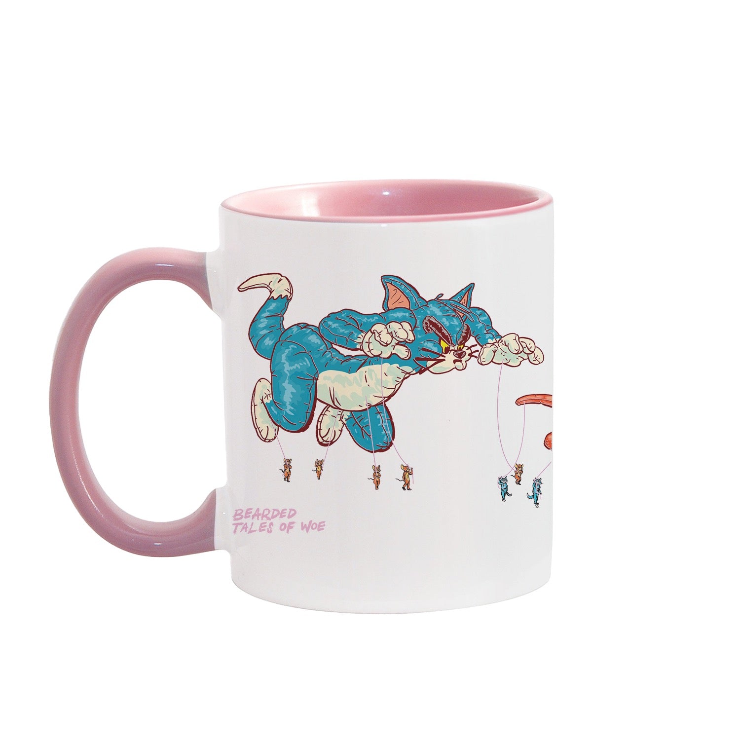 WB 100 Artist Series Peter Moulthrop Tom and Jerry Two-Tone Mug