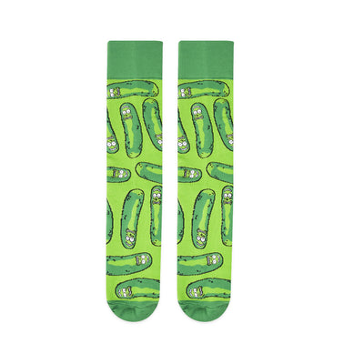 Rick and Morty Pickle Rick Knit Socks