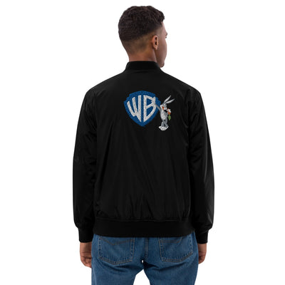 WB 100 Warner Bros. Shield Bugs Bunny Bomber Jacket