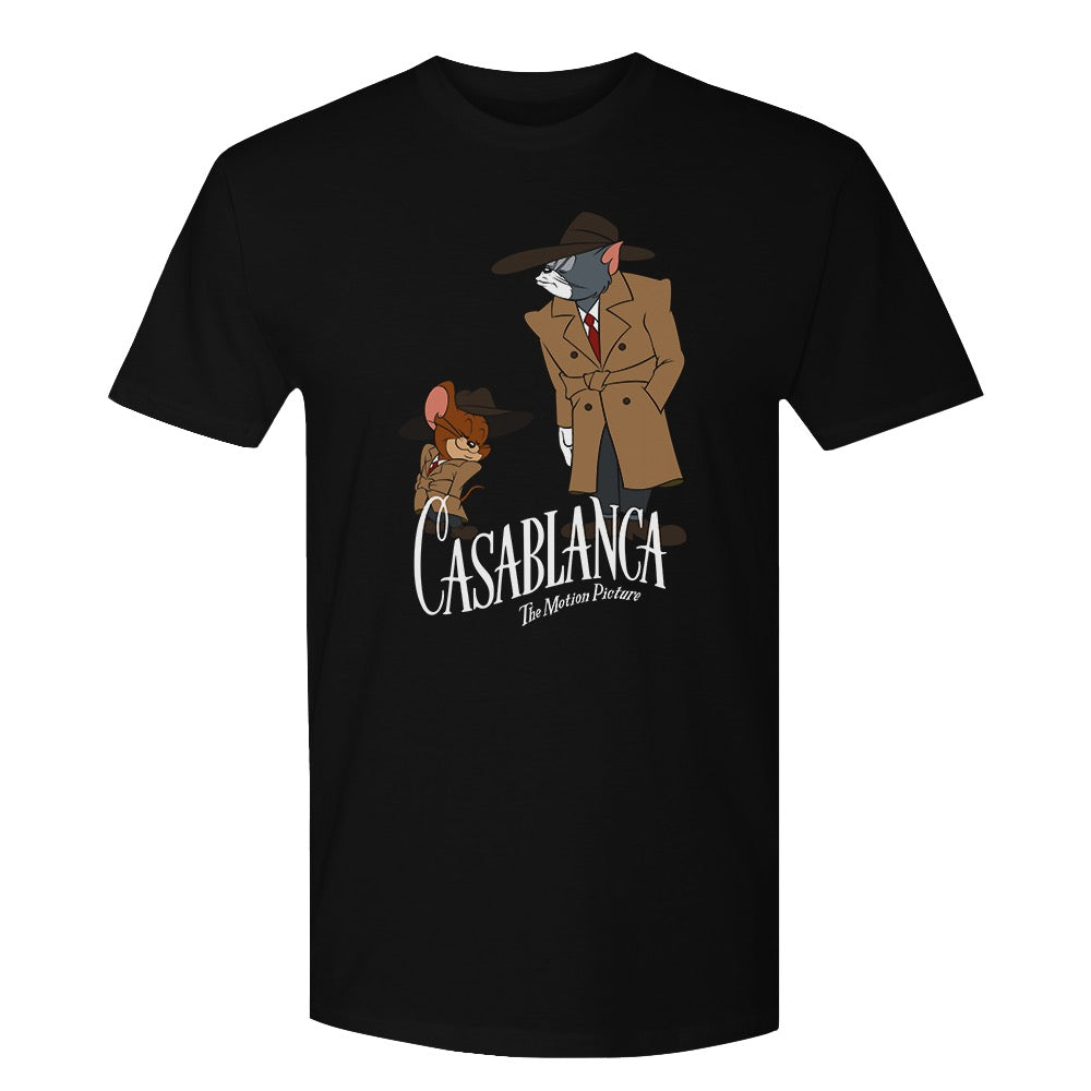 WB 100 Tom and Jerry x Casablanca Adult Short Sleeve T-Shirt
