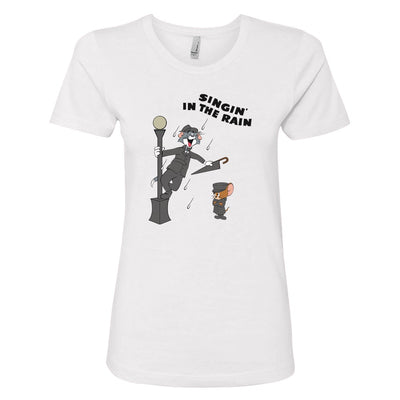 WB 100 Tom and Jerry x Singin' in the Rain Women's Short Sleeve T-Shirt