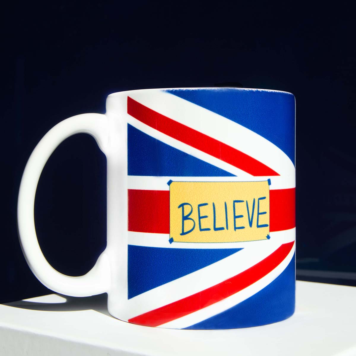 Ted Lasso Believe Union Jack Mug