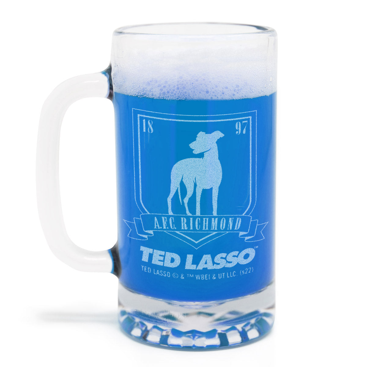 Ted Lasso A.F.C. Richmond Engraved Glass Stein