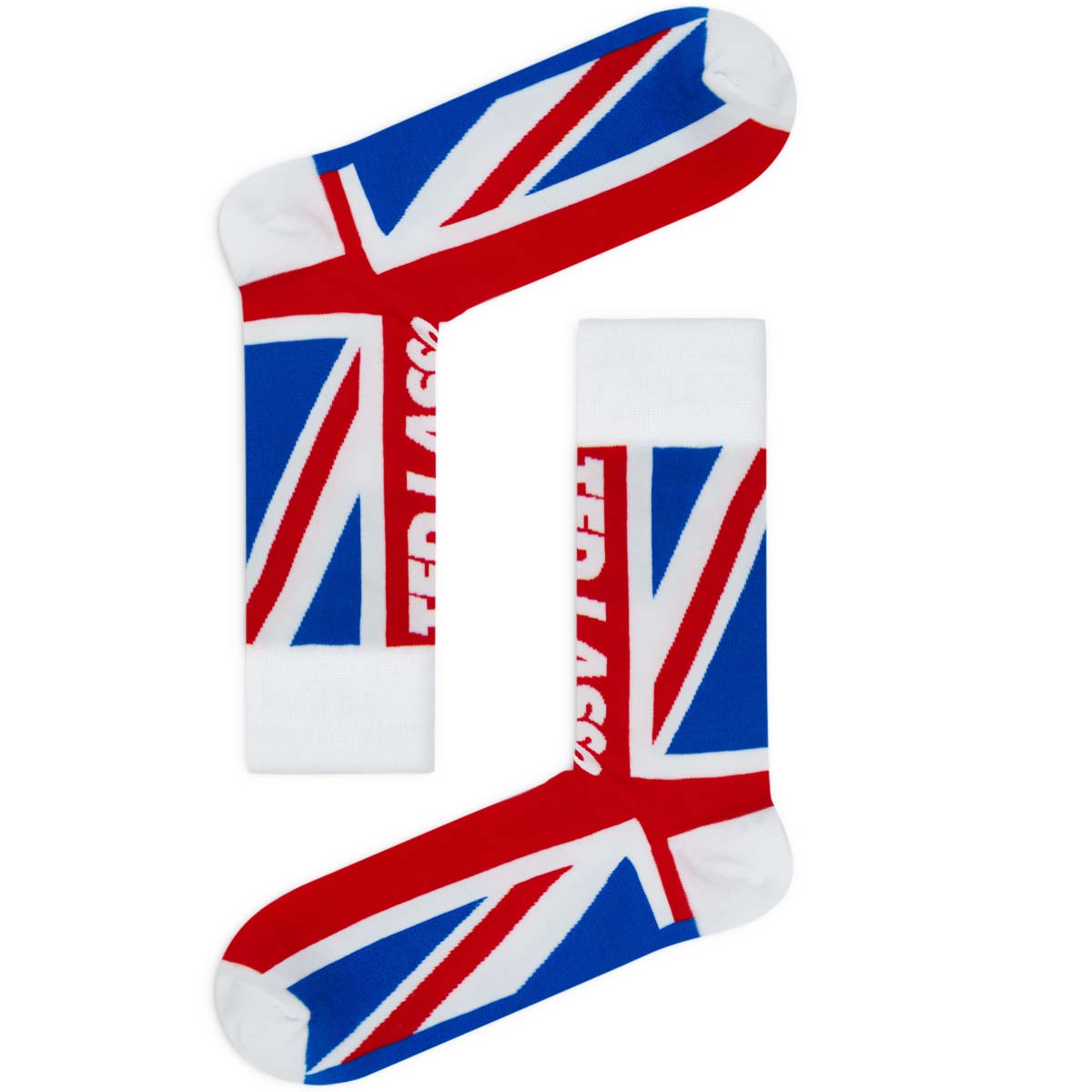 Ted Lasso Union Jack Knit Socks