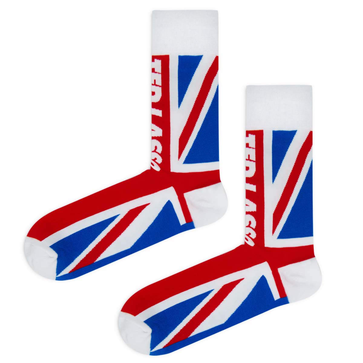 Ted Lasso Union Jack Knit Socks
