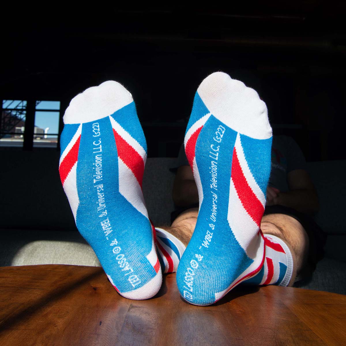 Ted Lasso Union Jack Knit Socks