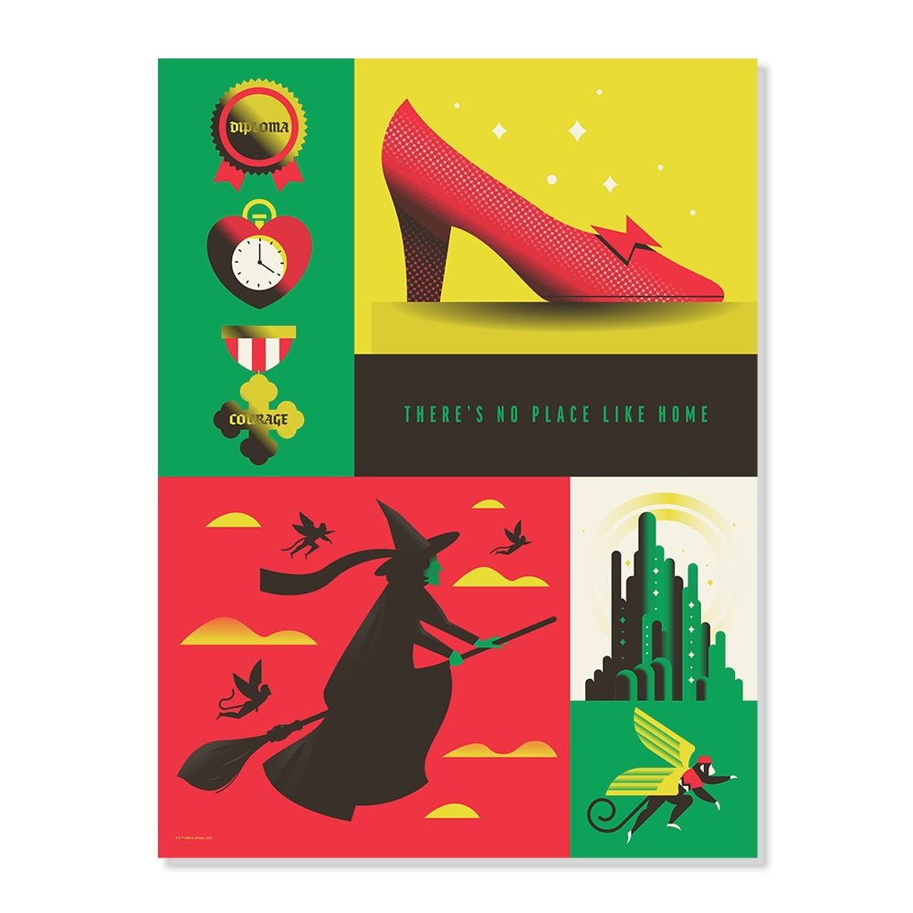 The Wizard of Oz Premium Satin Poster