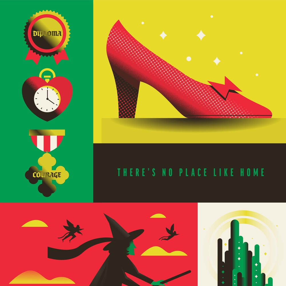 The Wizard of Oz Premium Satin Poster
