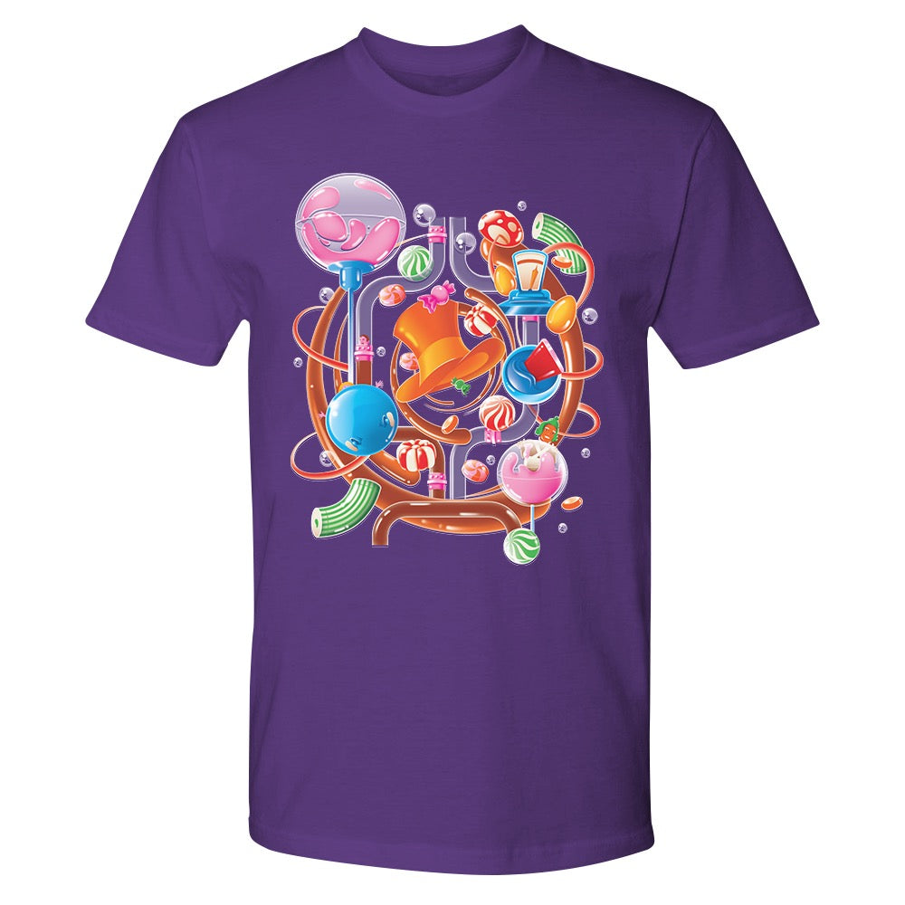 WB 100 Willy Wonka and the Chocolate Factory Adult T-Shirt