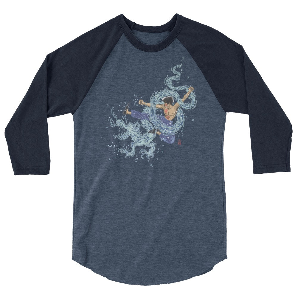 WB 100 Artist Series Yuko Shimizu Enter the Dragon 3/4 Sleeve Raglan Shirt