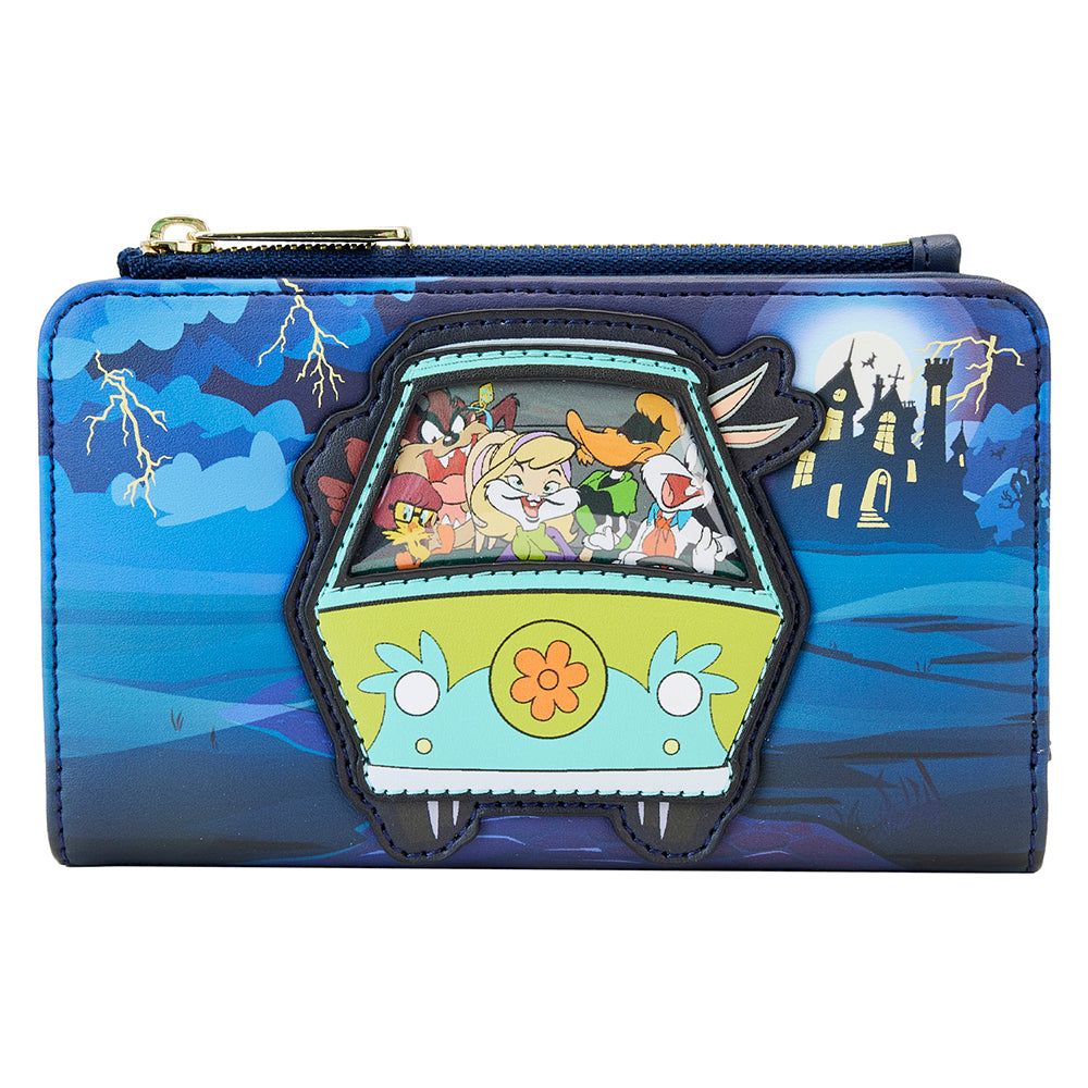 WB 100 Looney Tunes x Scooby Doo Mash Up Flap Wallet