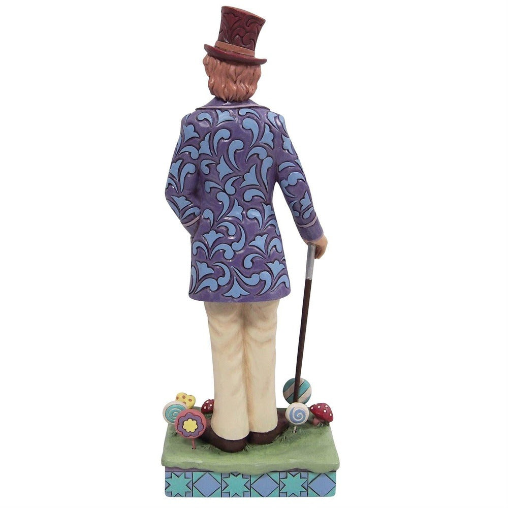 WB 100 Willy Wonka: Willy Wonka and Cane Figurine