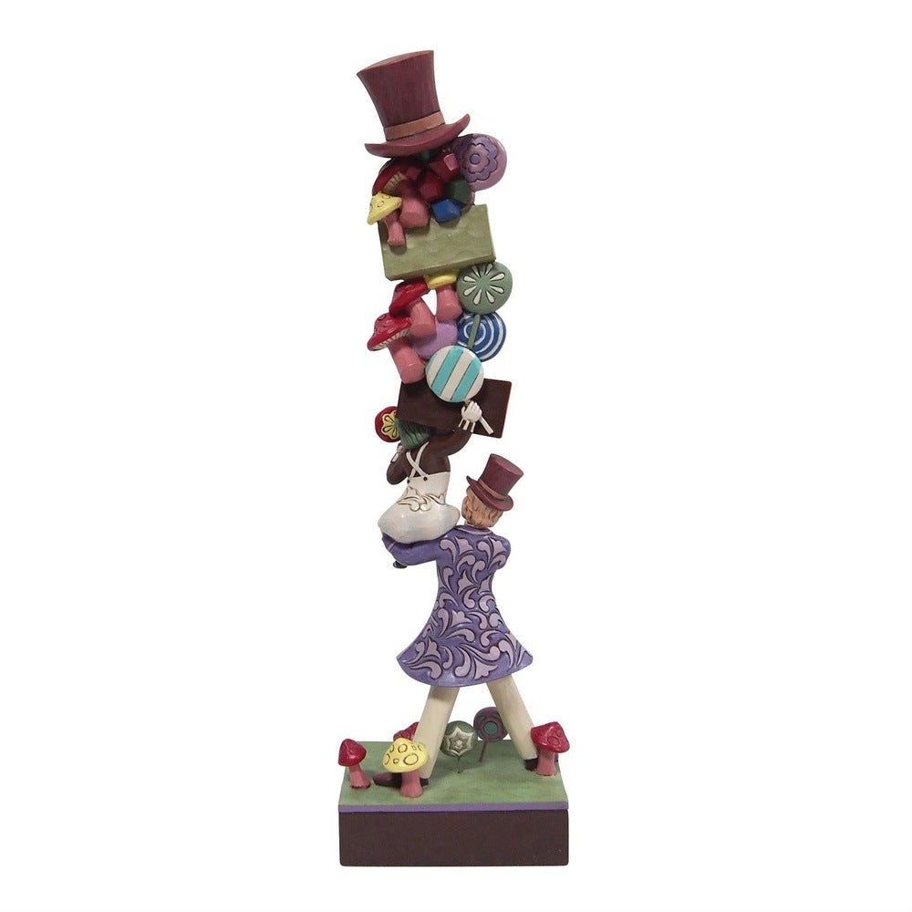 WB 100 Willy Wonka: Willy Wonka and Characters Stacked Figurine