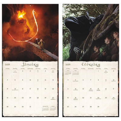 The Lord of the Rings 16-Month 2024 Wall Calendar
