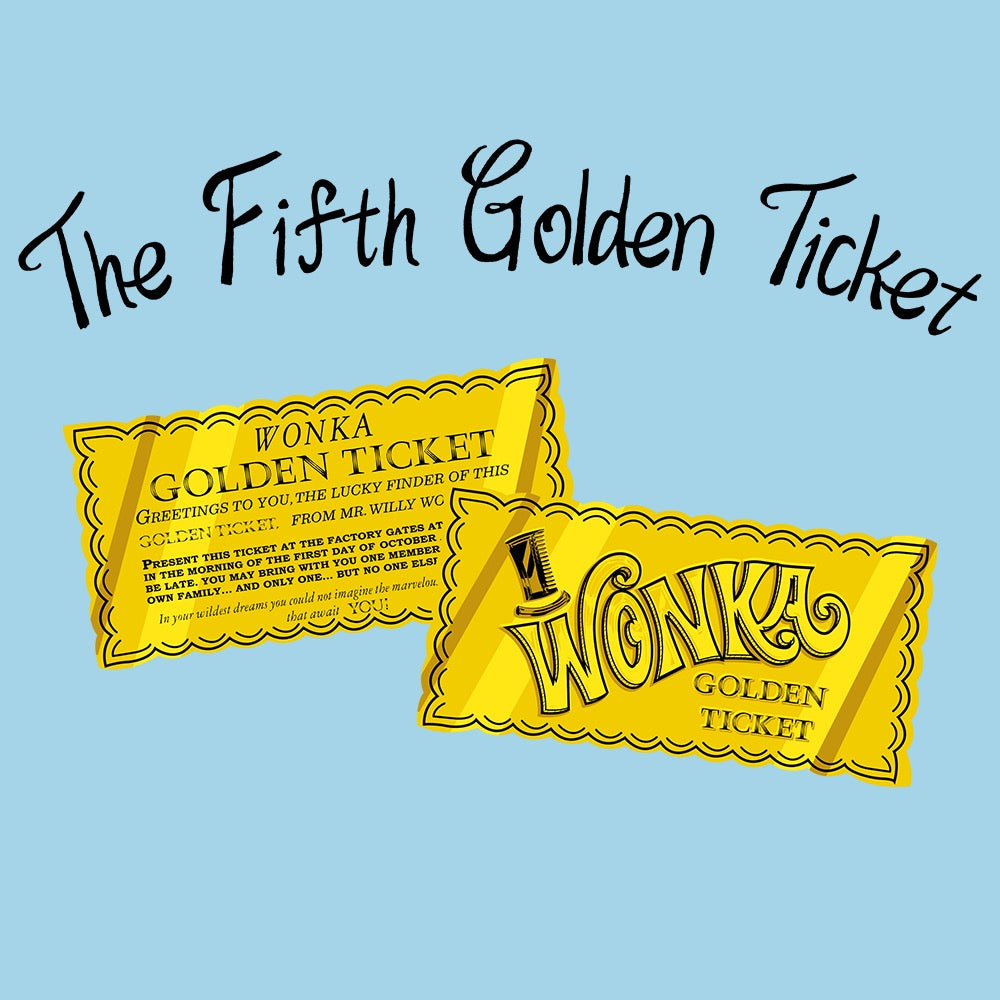 Willy Wonka and the Chocolate Factory Fifth Golden Ticket T-Shirt