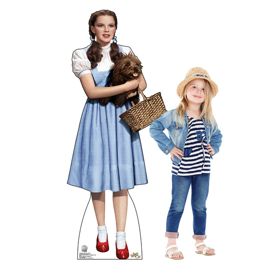 The Wizard of Oz Dorothy Holding Toto Cardboard Cutout Standee