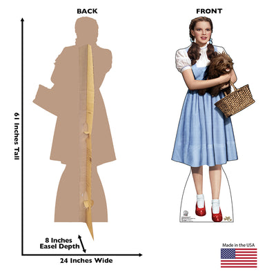 The Wizard of Oz Dorothy Holding Toto Cardboard Cutout Standee