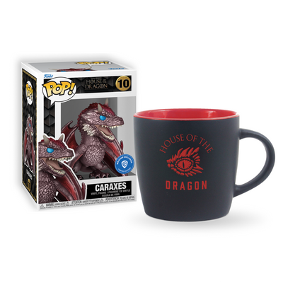 House of the Dragon Metallic Caraxes Exclusive Funko Bundle