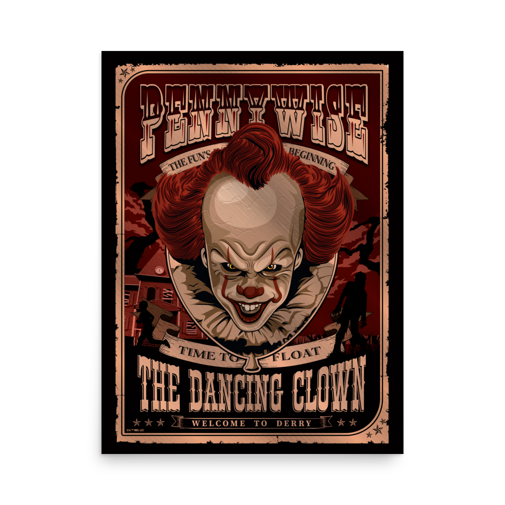 IT Pennywise the Dancing Clown Poster