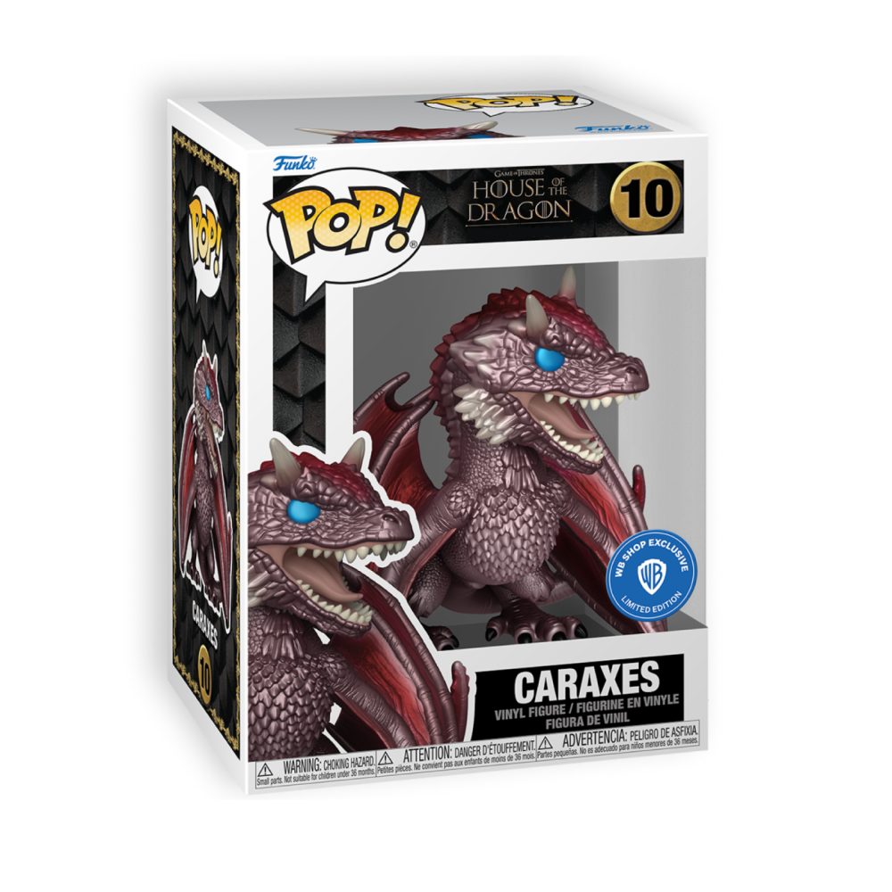 House of the Dragon Metallic Caraxes Exclusive Funko Bundle