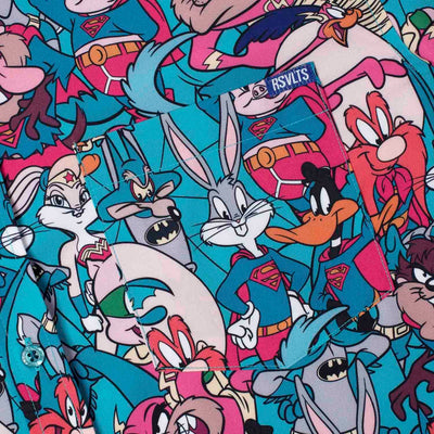 RSVLTS WB 100 Looney Tunes Heroes KUNUFLEX Short Sleeve Shirt